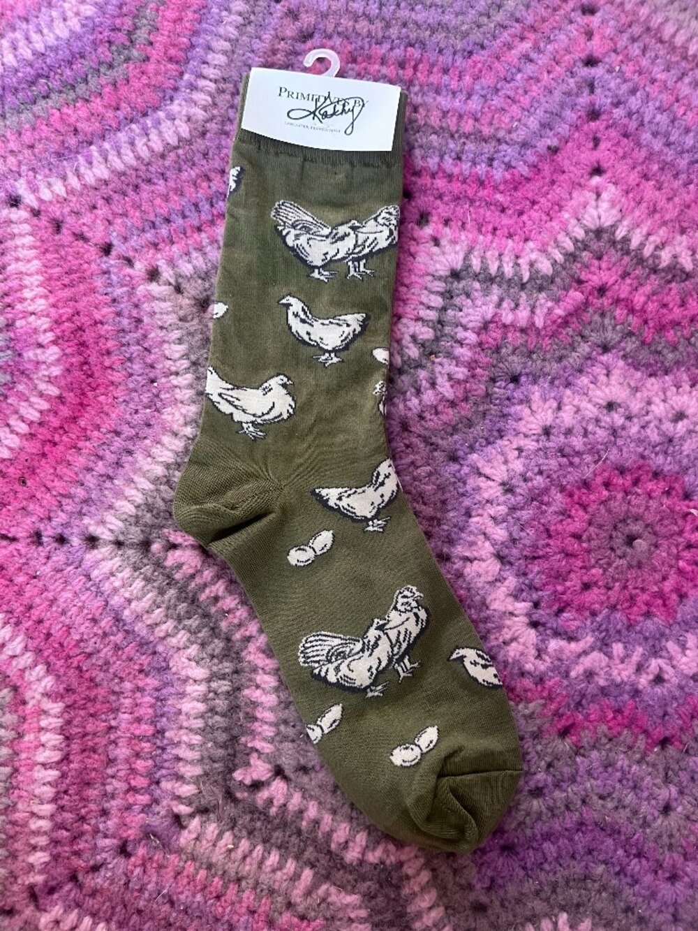 NWT Primitives by Kathy Green Chicken Socks